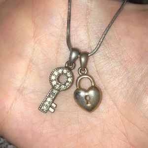 lock & key necklace